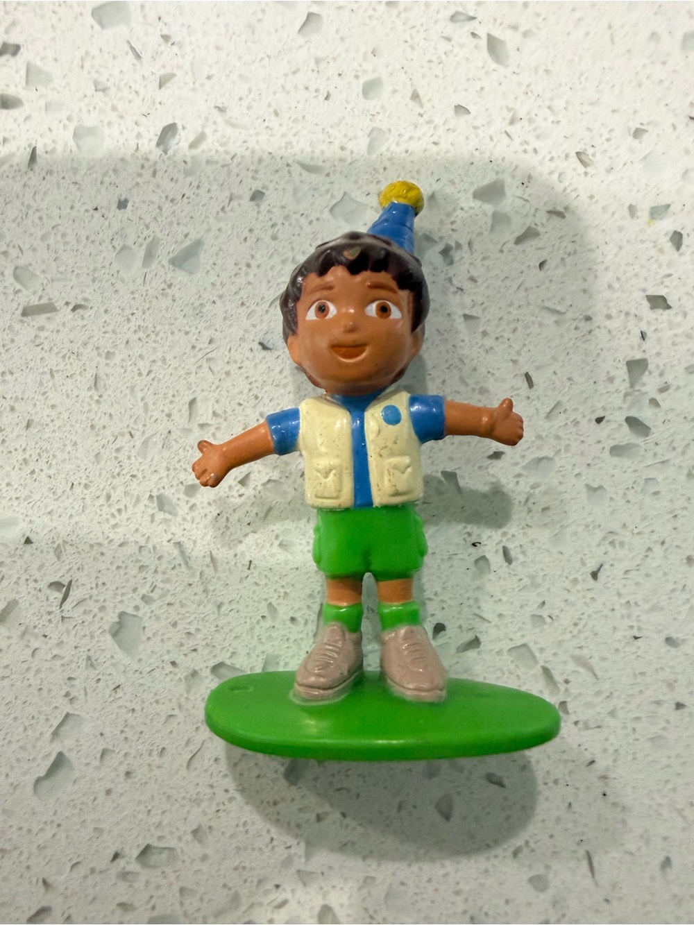 Nickelodeon Boy Figurine Toy - Blue, Green, Cream